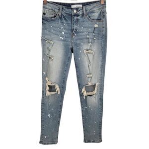 KanCan Hayward High Rise Ripped Boyfriend Jeans